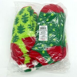 Women’s Fuzzy Plush Cozy Christmas Ankle Socks New